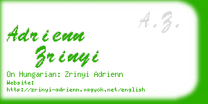 adrienn zrinyi business card